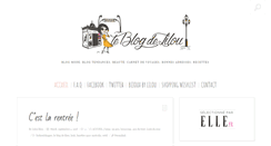 Desktop Screenshot of leblogdelilou.com